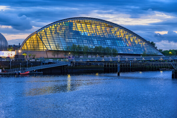 Glasgow Science Centre At River Clyde Picture Board by Artur Bogacki