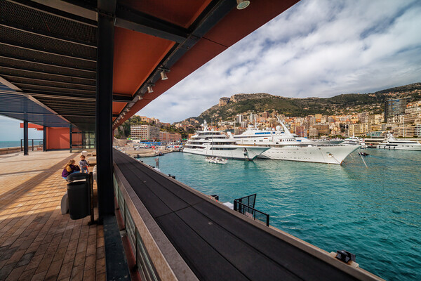 Principality of Monaco from Esplanade Rainier III Picture Board by Artur Bogacki