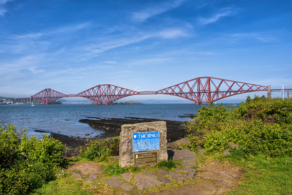 The Binks And Forth Bridge In Scotland Picture Board by Artur Bogacki