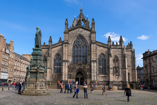 St Giles Cathedral in Edinburgh Picture Board by Artur Bogacki