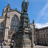 Buy canvas prints of Walter Francis Montagu Douglas Scott Monument In Edinburgh by Artur Bogacki