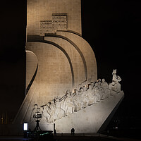 Buy canvas prints of Monument to the Discoveries at Night in Lisbon by Artur Bogacki