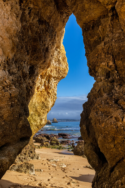 Nature Window To Ocean In Algarve, Portugal Picture Board by Artur Bogacki
