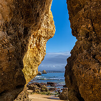 Buy canvas prints of Nature Window To Ocean In Algarve, Portugal by Artur Bogacki
