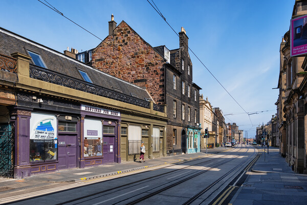 Constitution Street In Leith, Edinburgh Picture Board by Artur Bogacki
