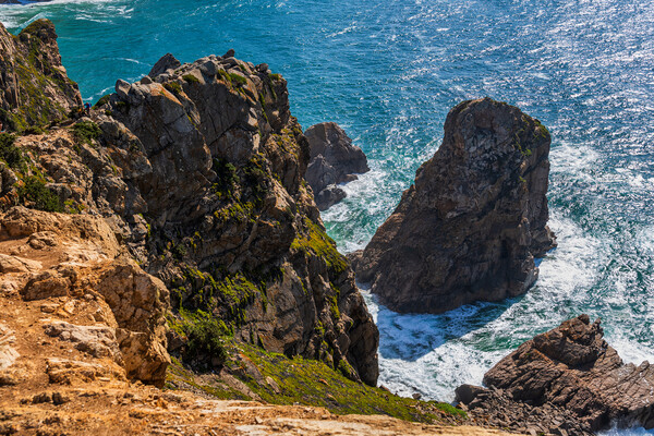 Cabo da Roca Coastline in Portugal Picture Board by Artur Bogacki