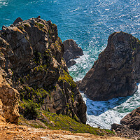 Buy canvas prints of Cabo da Roca Coastline in Portugal by Artur Bogacki