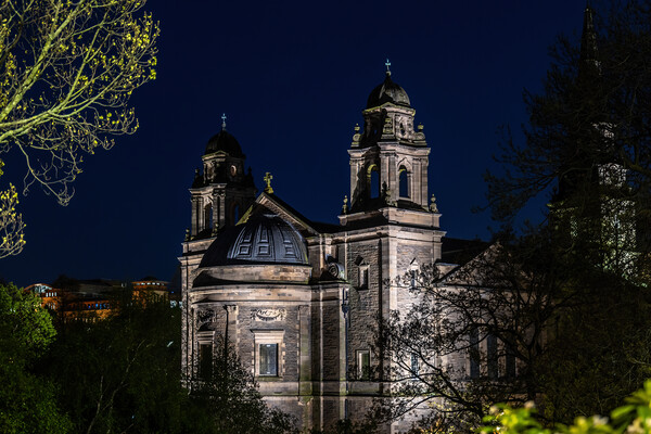 Church of St Cuthbert at Night in Edinburgh Picture Board by Artur Bogacki