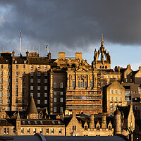 Buy canvas prints of Old Town in City of Edinburgh at Sunset by Artur Bogacki