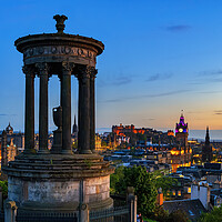 Buy canvas prints of Evening In Edinburgh, Scotland by Artur Bogacki