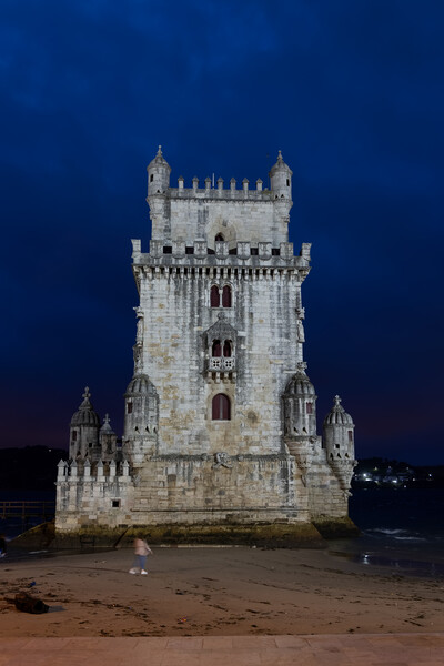 Belem Tower At Night In Lisbon Picture Board by Artur Bogacki