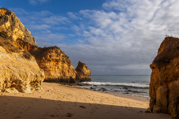 Morning Sun At Camilo Beach In Algarve, Portugal Picture Board by Artur Bogacki