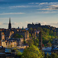 Buy canvas prints of City of Edinburgh in Scotland by Artur Bogacki