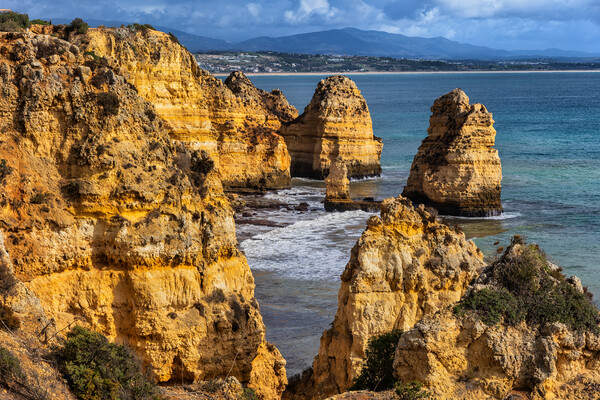 Algarve Coastline From Ponta da Piedade Picture Board by Artur Bogacki