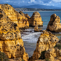 Buy canvas prints of Algarve Coastline From Ponta da Piedade by Artur Bogacki