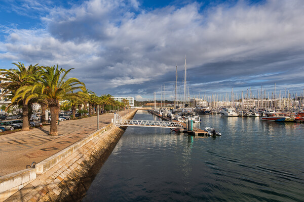 Town of Lagos Marina in Algarve, Portugal Picture Board by Artur Bogacki