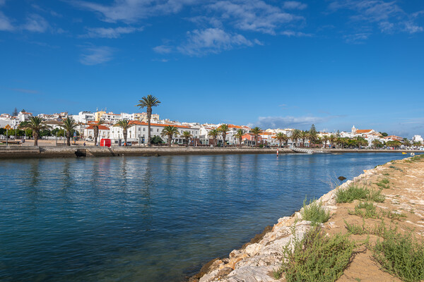 Lagos Resort Town Skyline In Portugal Picture Board by Artur Bogacki