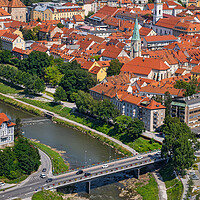 Buy canvas prints of City of Celje in Slovenia by Artur Bogacki