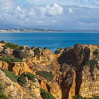 Buy canvas prints of Scenic Algarve Coastline In Portugal by Artur Bogacki