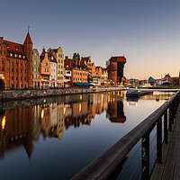 Buy canvas prints of Dawn in City of Gdansk in Poland by Artur Bogacki