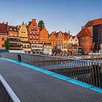 Buy canvas prints of Old Town of Gdansk City in Poland by Artur Bogacki