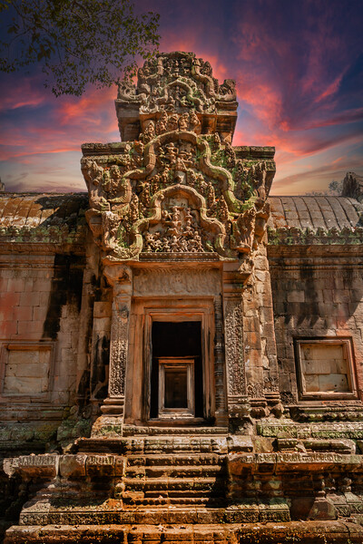 Thommanon Temple In Cambodia Picture Board by Artur Bogacki