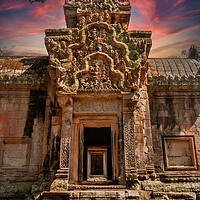Buy canvas prints of Thommanon Temple In Cambodia by Artur Bogacki
