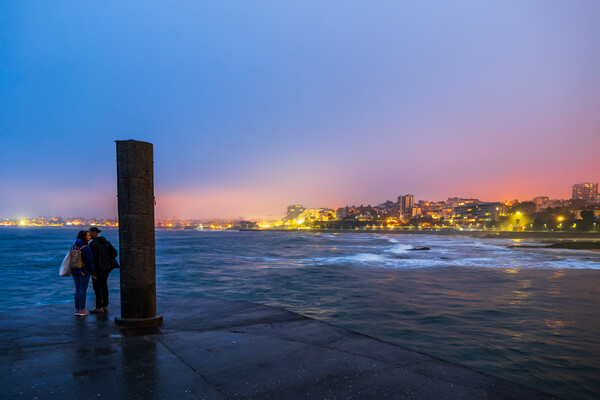 Twilight At Portuguese Riviera Picture Board by Artur Bogacki