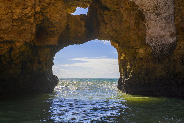 Ponta da Piedade Grotto in Algarve, Portugal Picture Board by Artur Bogacki