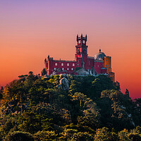 Buy canvas prints of National Palace of Pena in Sintra, Portugal by Artur Bogacki