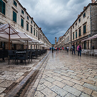 Buy canvas prints of Stradun Street in Old Town of Dubrovnik by Artur Bogacki
