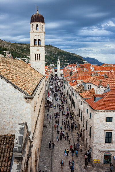 Stradun Street in Old Town of Dubrovnik Picture Board by Artur Bogacki