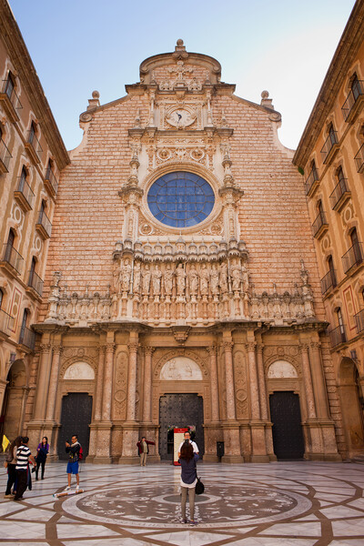 Basilica of Montserrat Monastery in Spain Picture Board by Artur Bogacki