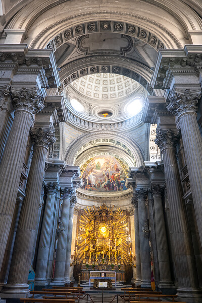 Santa Maria in Campitelli Interior in Rome Picture Board by Artur Bogacki