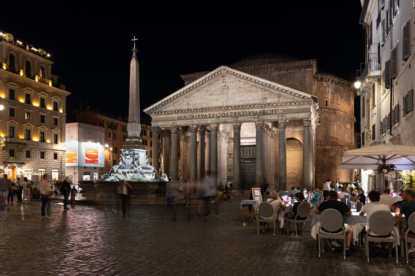Pantheon at Piazza della Rotonda in Rome Picture Board by Artur Bogacki