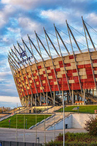 National Stadium In Warsaw, Poland Picture Board by Artur Bogacki