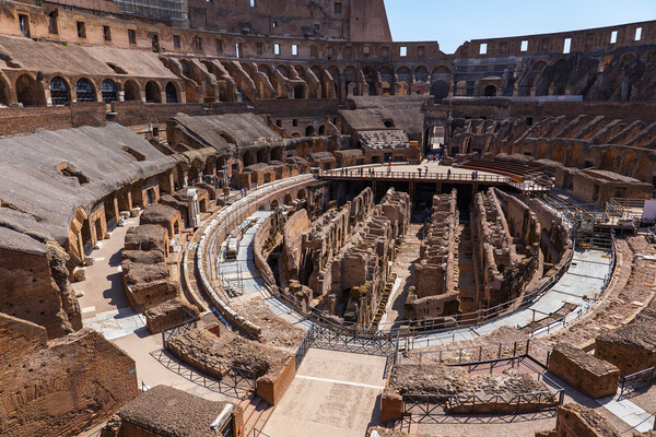 Colosseum Flavian Amphitheatre In Rome Picture Board by Artur Bogacki