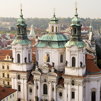Buy canvas prints of Saint Nicholas Church in Prague by Artur Bogacki