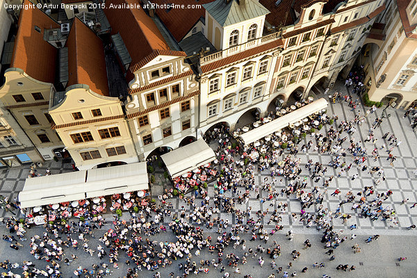 Prague Old Town Square Picture Board by Artur Bogacki
