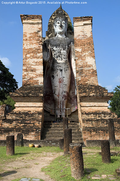 Buddha Monument Picture Board by Artur Bogacki