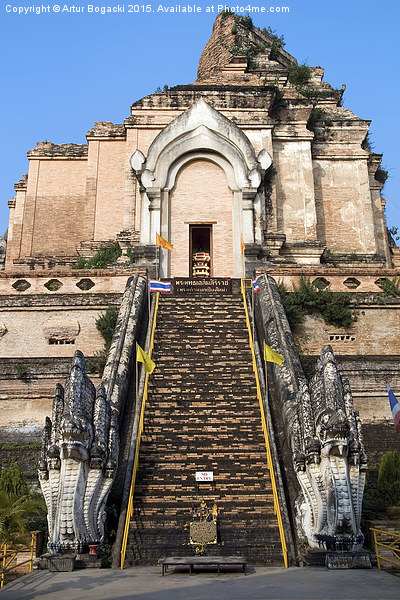 Wat Chedi Luang in Chiang Mai Picture Board by Artur Bogacki