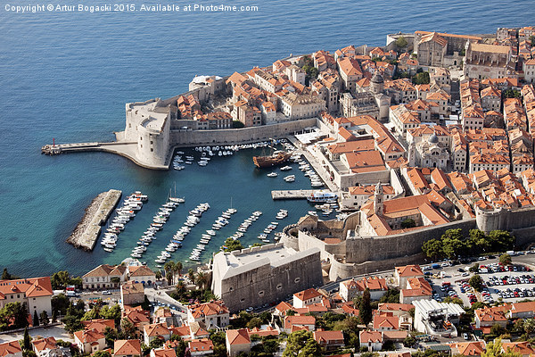 Old City of Dubrovnik From Above Picture Board by Artur Bogacki