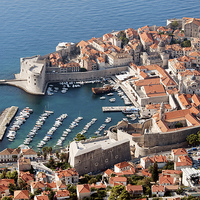 Buy canvas prints of Old City of Dubrovnik From Above by Artur Bogacki