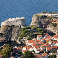 Buy canvas prints of Fort Lourijenac in Dubrovnik by Artur Bogacki