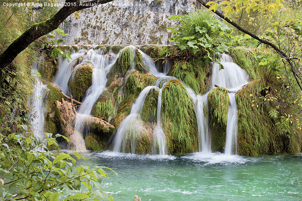 Waterfall in Plitvice Lakes Picture Board by Artur Bogacki