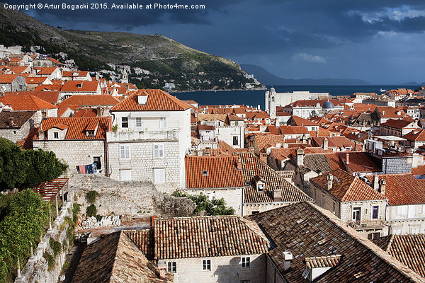 Old City of Dubrovnik Picture Board by Artur Bogacki