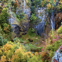 Buy canvas prints of Mountain Valley in Autumn by Artur Bogacki