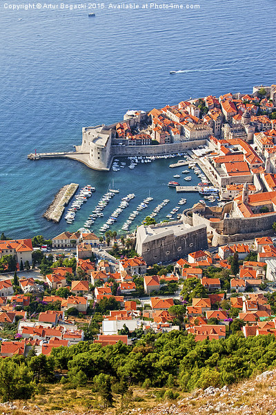Dubrovnik from Above Picture Board by Artur Bogacki
