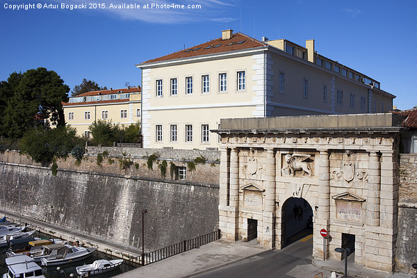 The Land Gate to the Old City of Zadar Picture Board by Artur Bogacki