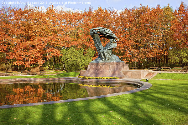 Chopin Monument in the Lazienki Park Picture Board by Artur Bogacki